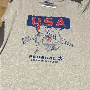 Gray Short Sleeve Women's Tee